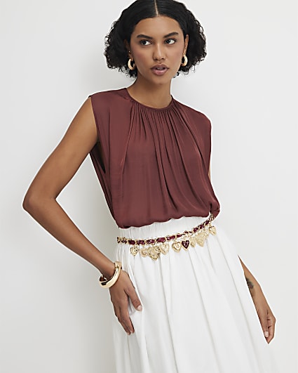 Gold Heart Chain Belt
