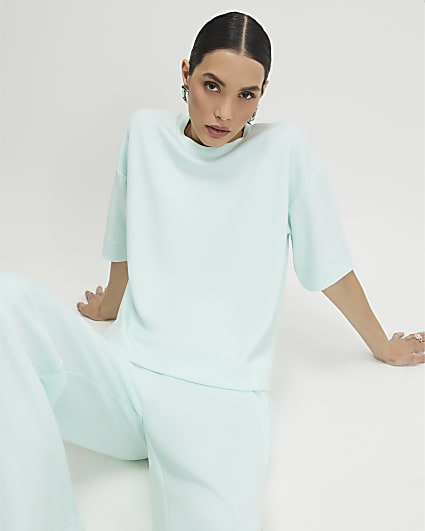 Green Premium Boxy Clean T-Shirt