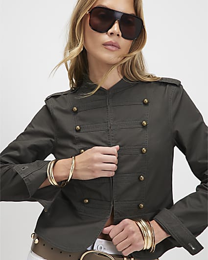 Khaki Casual Drummer Jacket