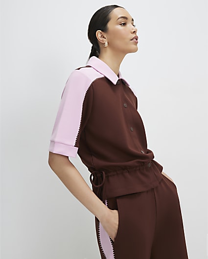 Brown Premium Short Sleeve Polo Shirt