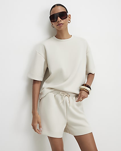 Cream Premium Shorts