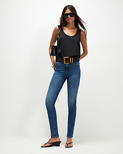 Blue Molly Sculpt Skinny Jeans