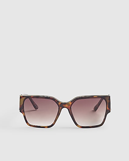 Tortoise Visor Top Bar Sunglasses