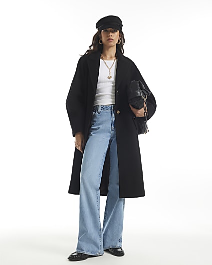 Black Longline Coat