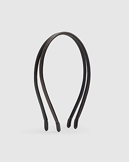 Black And Brown Skinny Pack of 2 Headbands
