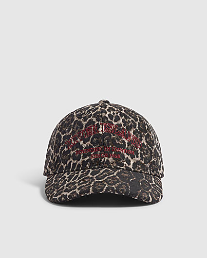 Brown Leopard Cap
