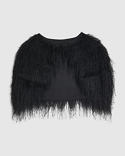Black Feather Cape