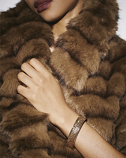 Gold Chainmail Bangle