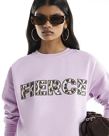 Purple Fierce Sweatshirt
