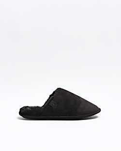 River island slippers grey hot sale