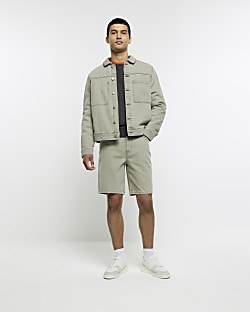 Mens denim 2025 shorts river island