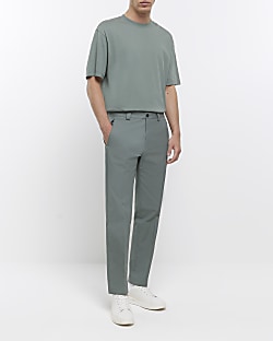 Tapered smart best sale trousers mens