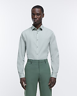 Light green formal clearance shirt