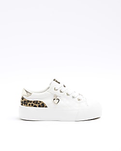 White leopard hot sale shoes