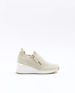 Kids on sale wedge trainers