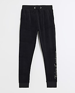 Juicy Couture - Girls Black Cotton Joggers