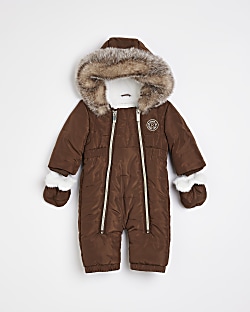 River island store baby boy snowsuit