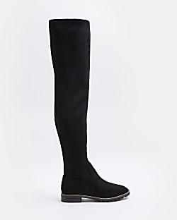 Slim Over The Knee Stretch Socks Boots Long Boots Woman Anti-slip