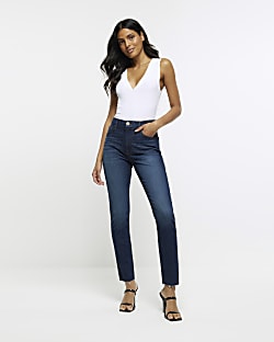 River island harper coated 2024 jeans