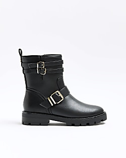 Womens biker boots store river island