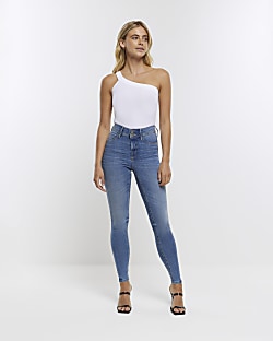 River island hot sale molly jeans