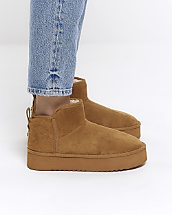 River island ugg type on sale boots