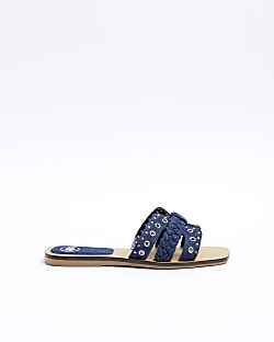 River island store ladies flat sandals