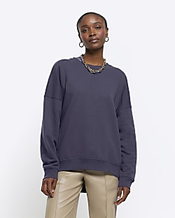 River island 2025 grey sweatshirt