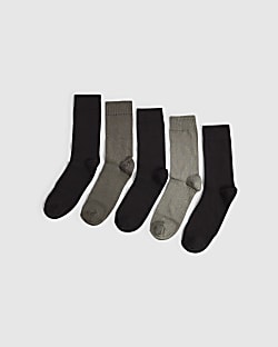 Blue Pack Of 5 Tube Socks