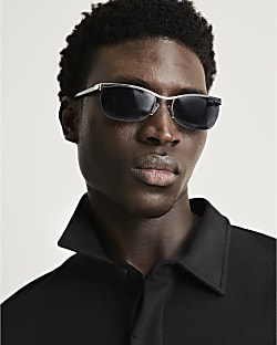 Black RI Studio Oversized Polo Shirt