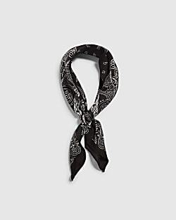 Black Paisley Bandana