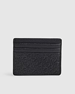 Black Monogram Card Holder