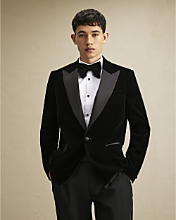 Black Velvet Blazer Jacket