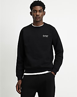 Black Regular Fit Sanctuaire Sweatshirt
