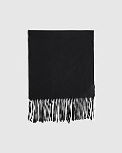 Black Cotton Scarf