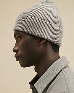 Grey Knitted Beanie