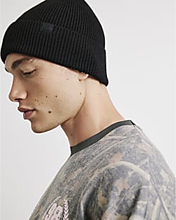 Black Knitted Beanie