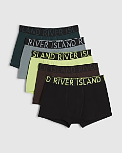 Green Mixed Pack of 5 Trunks
