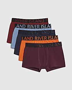 Orange Mixed Pack of 5 Trunks