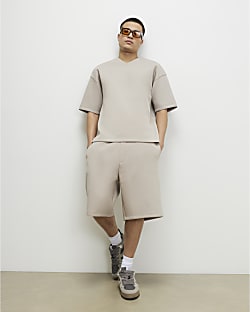 Beige Bermuda Shorts