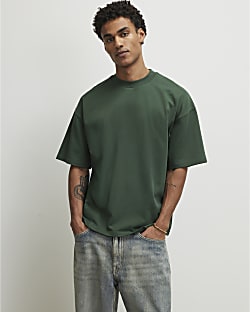 Green Oversized Fit Heavyweight T-Shirt