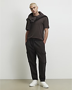 Brown Slim Fit Lightweight T-Shirt