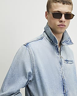 Blue Washed Denim Jacket