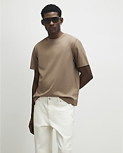 Brown Regular Fit T-Shirt