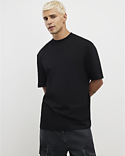 Black Regular Fit Pack Of 3 T-Shirts