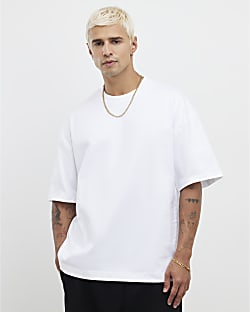 White Oversized Fit Pack Of 3 T-Shirts