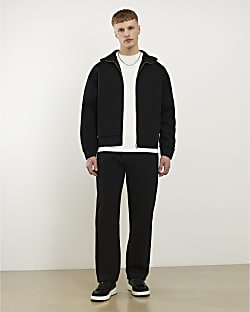 Black Regular Fit Premium Joggers