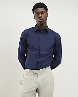 Navy Slim Fit Shirt