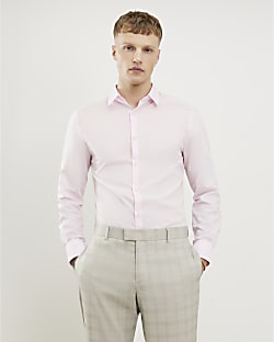 Pink Slim Fit Shirt