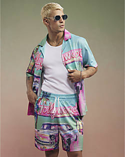 Green Year Zero Hollywood Mesh Shorts